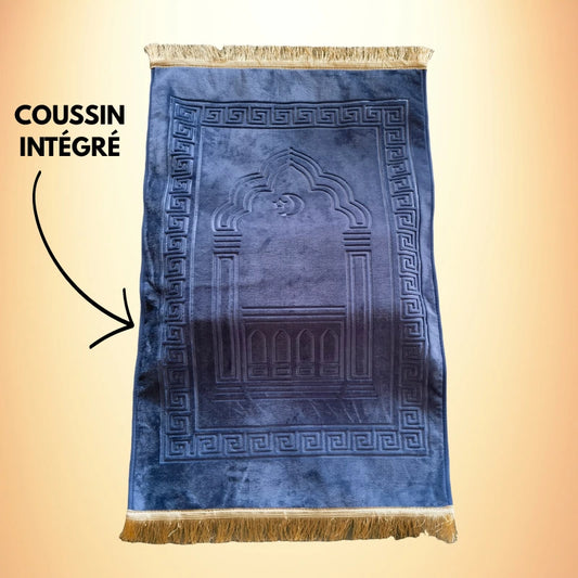 Tapis de prière ergonomique avec coussin intégré